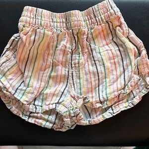 Striped Multicolor Toddler Shorts